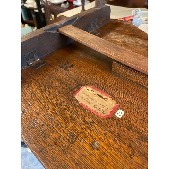 Antique Wooden Hospital Lap Desk - Picture 2 of 3